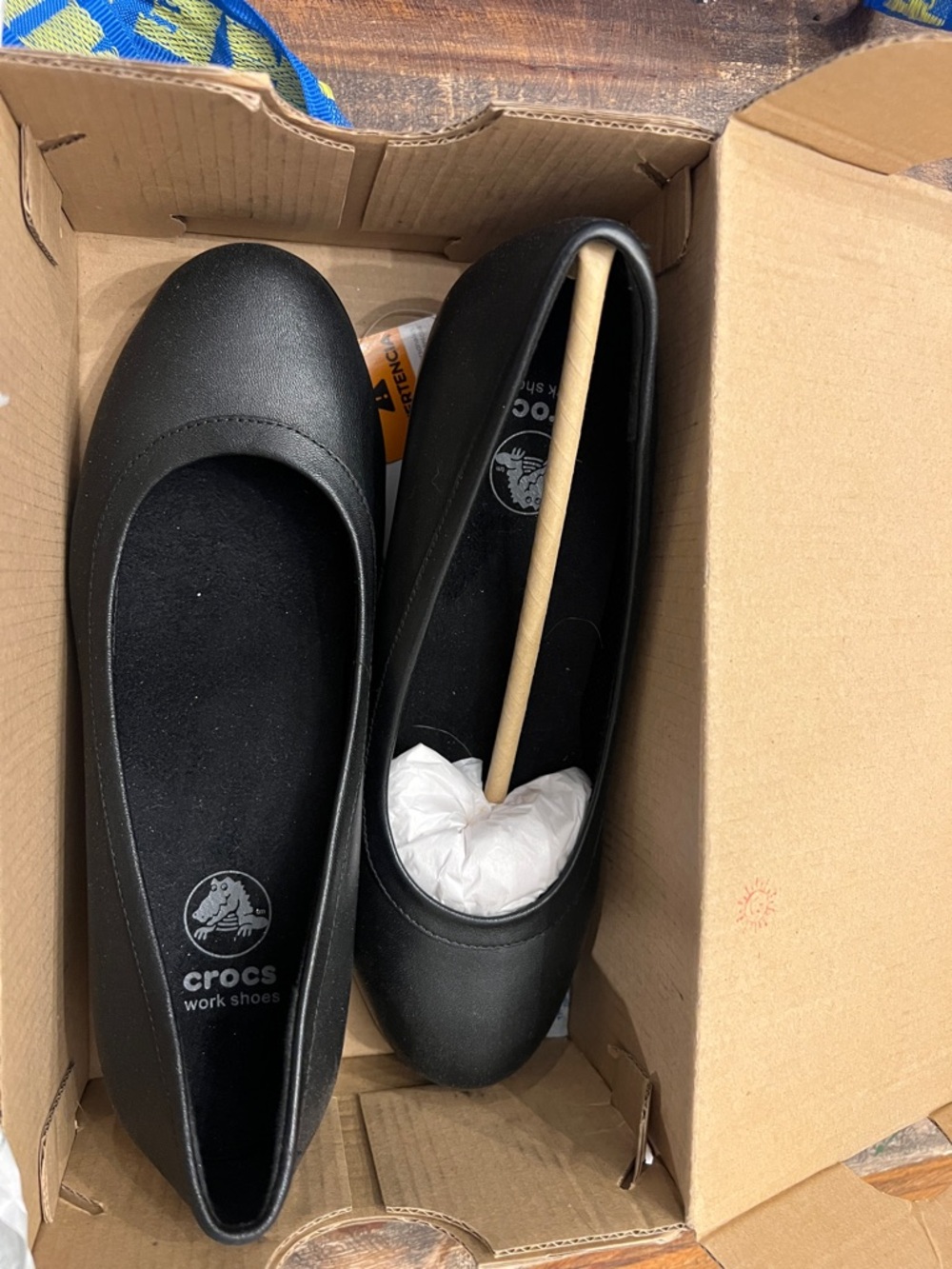 CROCS Women's Black Slip-On Work Grace Heels